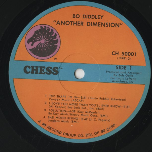 Bo Diddley / ボ・ディドリー / Another Dimension (CH50001)