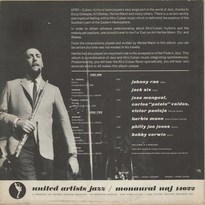 Herbie Mann - St Thomas (UAJ 14022) LP 1963 US United Artists Jazz｜中古LP