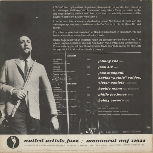 Herbie Mann - St Thomas (UAJ 14022) LP 1963 US United Artists Jazz｜中古LP