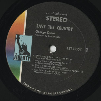 George Duke / ジョージ・デューク / Save The Country (LST-11004)