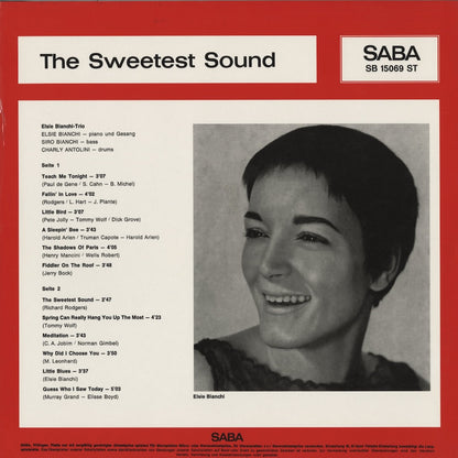 Elsie Bianchi / エルシー・ビアンチ / The Sweetest Sound (180g) (159 619-1)