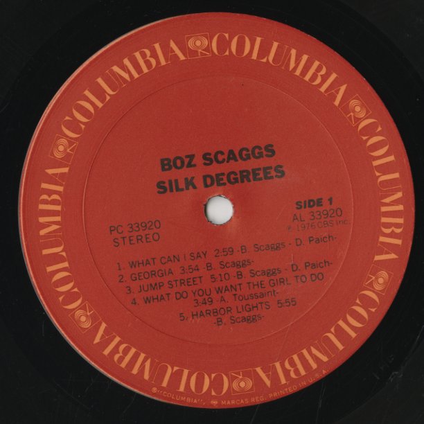 Boz Scaggs / ボズ・スキャッグス / Silk Degrees (PC33920)