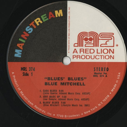 Blue Mitchell / ブルー・ミッチェル / Blue's Blues (MRL 374)