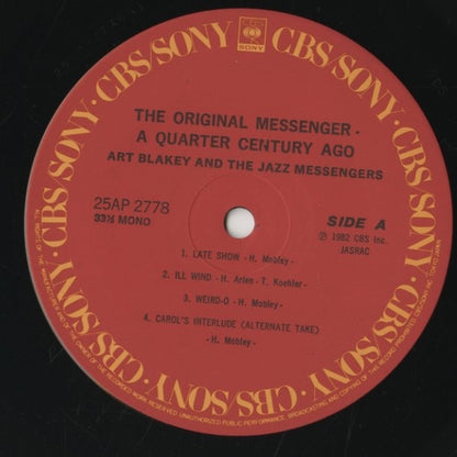 Art Blakey & The Jazz Messengers / アート・ブレイキー / Originally (25AP 2778)