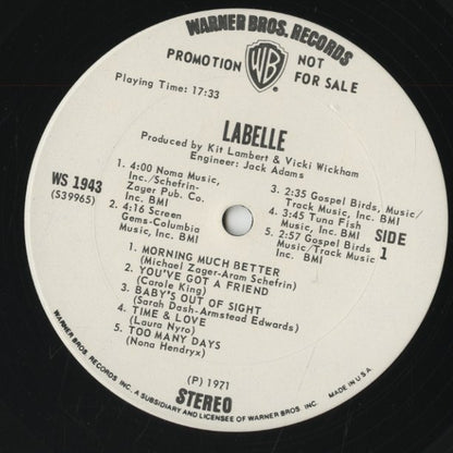 Labelle / ラベル (1971) (WS 1943)