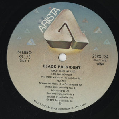 Fela Kuti / フェラ・クティ / Black President (25RS-134)