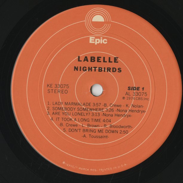 Labelle / ラベル / Nightbirds (KE 33075)