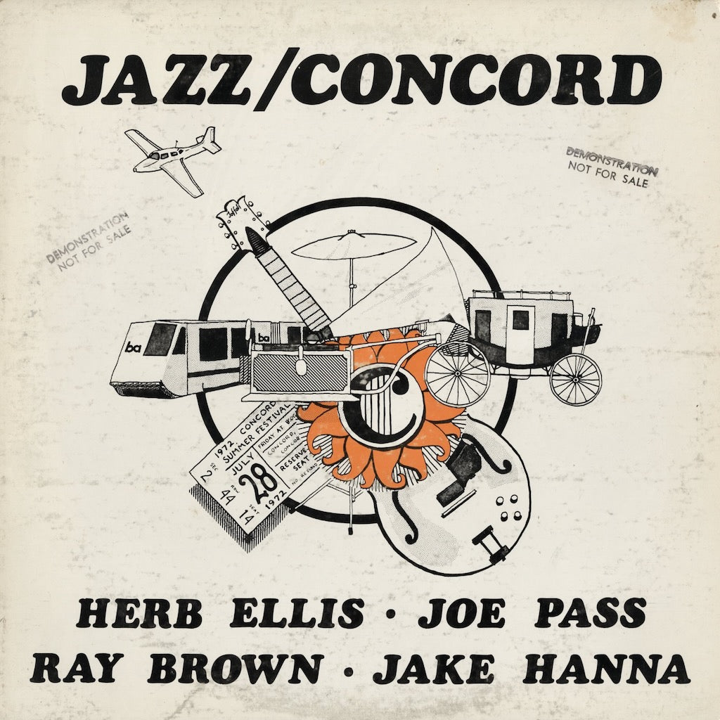 Herb Ellis Joe Pass Ray Brown Jake Hanna Jazz Concord CJS-1 LP 1974 US Concord Jazz