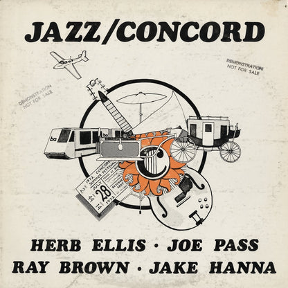 Herb Ellis Joe Pass Ray Brown Jake Hanna Jazz Concord CJS-1 LP 1974 US Concord Jazz