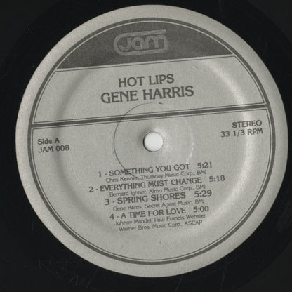 Gene Harris / ジーン・ハリス / Hot Lips (JAM008)