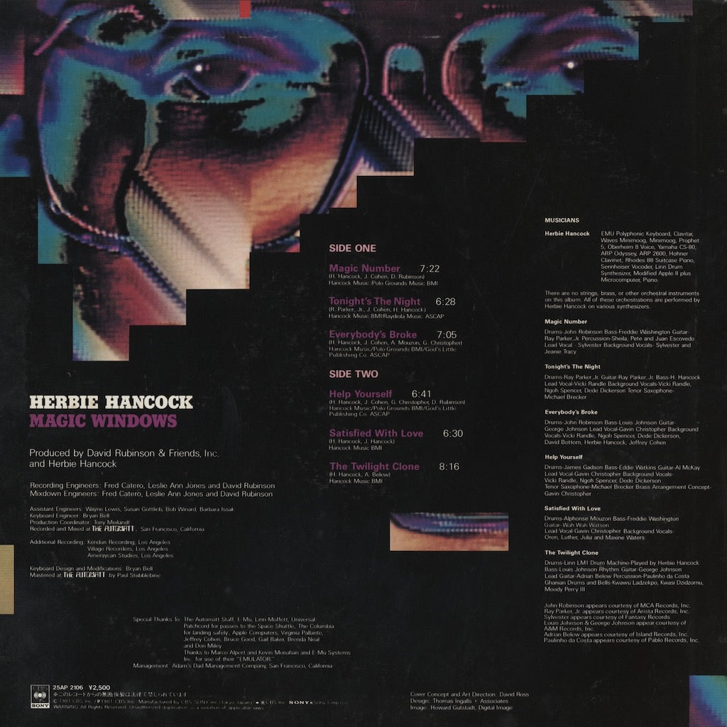 Herbie Hancock / ハービー・ハンコック / Magic Windows (25AP2106)