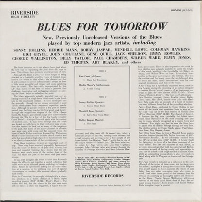 Various - Blues For Tomorrow (OJC-030) 1982 US Riverside / OJC｜中古LP