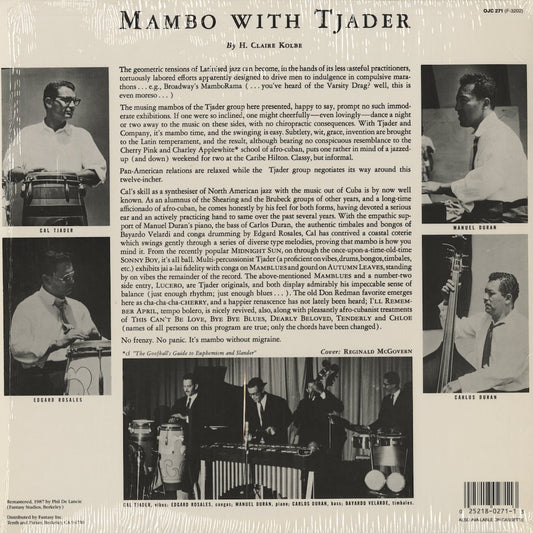 Cal Tjader / カル・ジェイダー / Mambo With Tjader (OJC-271)