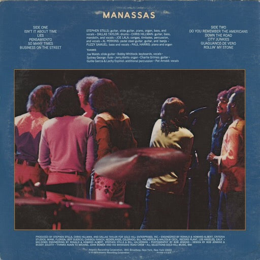 Stephen Stills / Manassas - Down The Road (SD 7250) 1973 US Atlantic｜中古LP