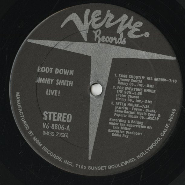 Jimmy Smith / ジミー・スミス / Root Down (V6-8806)