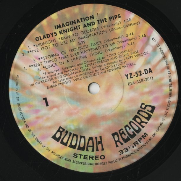 Gladys Knight & The Pips / グラディス・ナイト・アンド・ザ・ピップス / Imagination (YZ-52-D –  VOXMUSIC WEBSHOP