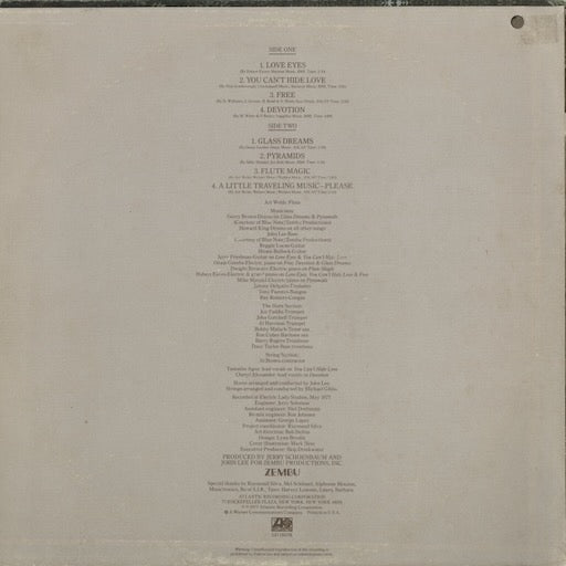 Art Webb - Love Eyes (SD 18226) LP 1977 US Atlantic｜中古LP