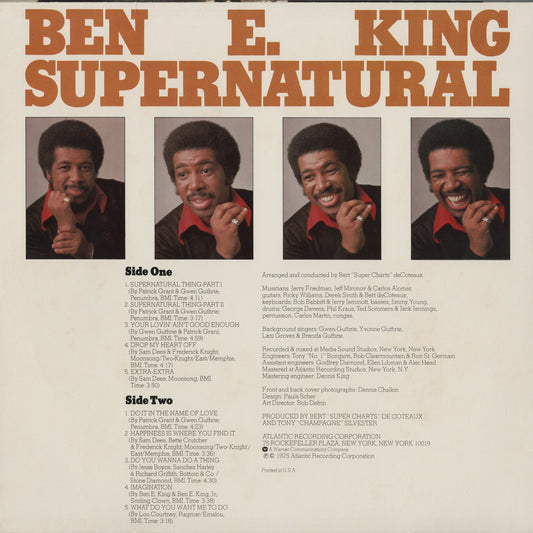 Ben E. King - Supernatural (SD18132) 1975 US Atlantic｜中古LP