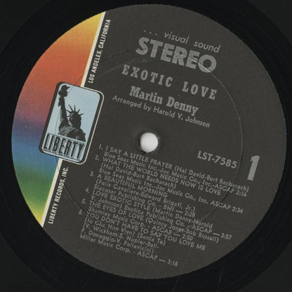 Martin Denny / マーチン・デニー / Exotic Love (LST-7585)