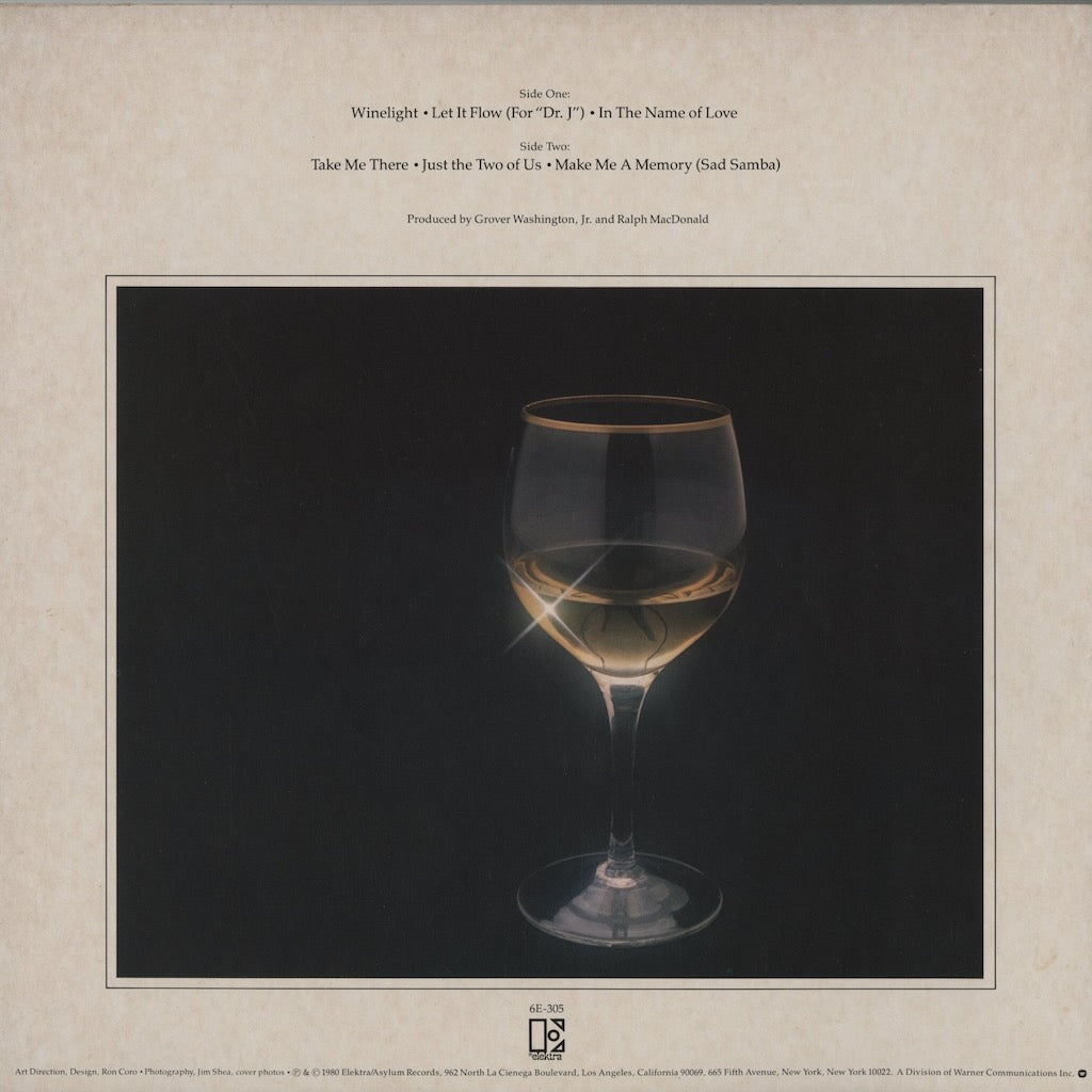 Grover Washington Jr. / グローヴァー・ワシントン・ジュニア / Winelight (6E-305) USオリジナル盤