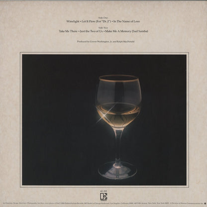 Grover Washington Jr. / グローヴァー・ワシントン・ジュニア / Winelight (6E-305) USオリジナル盤