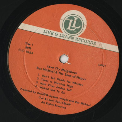 Ras Michael & The Sons Of Negus / ラス・マイケル / Love Thy Neighbour (LL LP001)