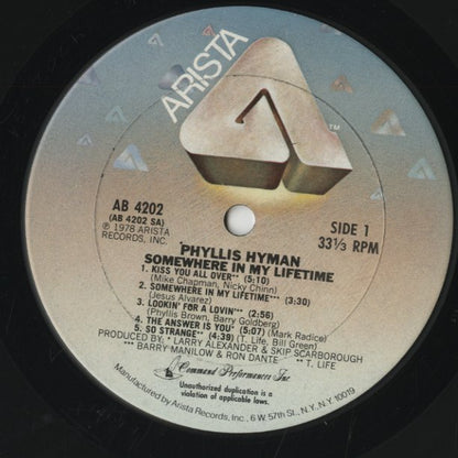 Phyllis Hyman / フィリス・ハイマン / Somewhere In My Lifetime