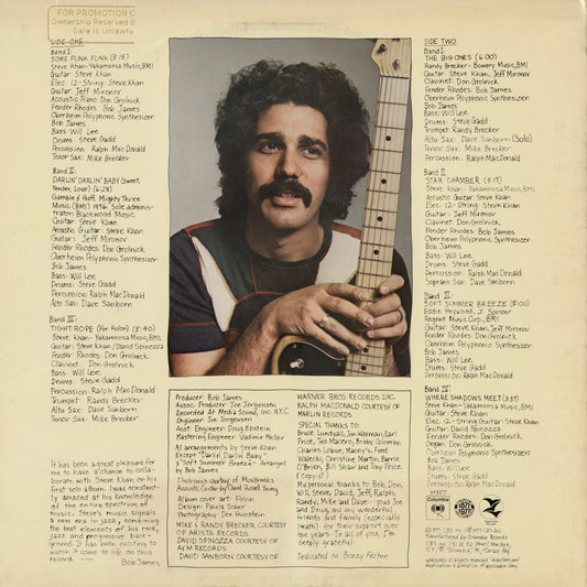 Steve Khan - Tightrope (JC 34857) 1977 US Columbia/Tappan Zee｜中古LP