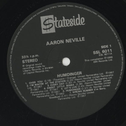 Aaron Neville / アーロン・ネヴィル / Humdinger (SSL6011)