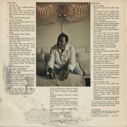 King Curtis - Everybody's Talkin' (SD 33-385) 1972 US Atco｜中古LP