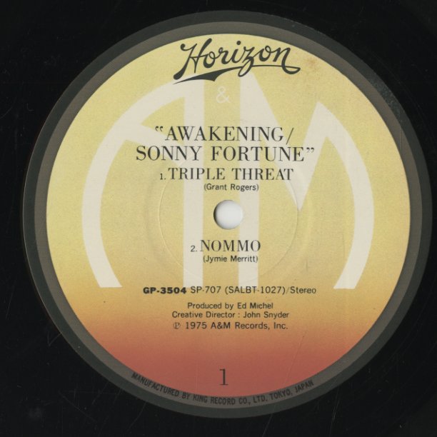 Sonny Fortune / ソニー・フォーチュン / Awakening (GP-3504)