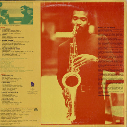Ronnie Laws - Pressure Sensitive (BN-LA452-G) 1975 US Blue Note｜中古LP