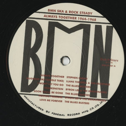 V.A./ BMN Ska & Rock Steady - Always Together 1964-1968 (DSR-LP-021)