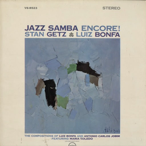 Stan Getz / Luiz Bonfa - Jazz Samba Encore! -STEREO (V6-8523) 1963 US Verve | 中古LP スタン・ゲッツ