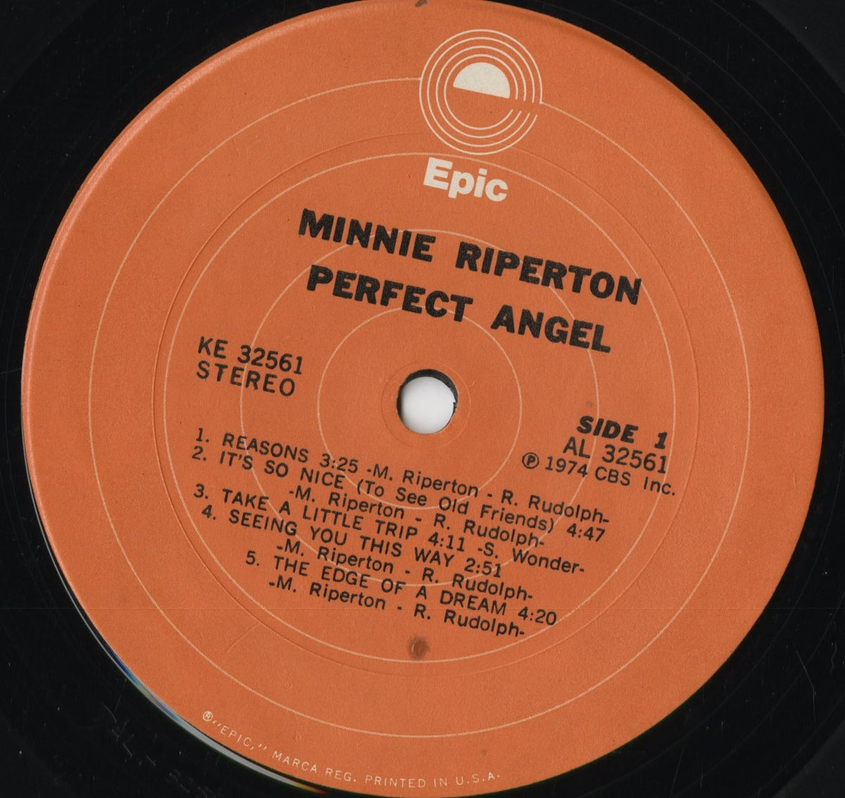 Minnie Riperton - Perfect Angel (KE 32561) 1974 US Epic｜中古LP