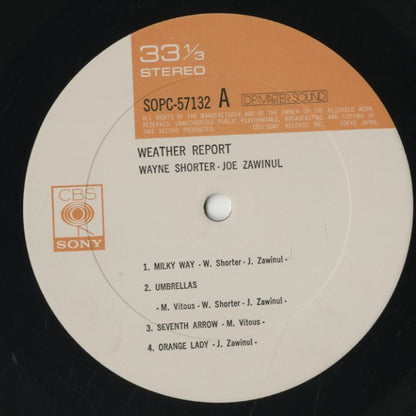 Weather Report / ウェザー・リポート (1971) (SOPC 57132)