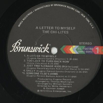 The Chi-Lites / チャイライツ / A Letter To Myself (BL754188)