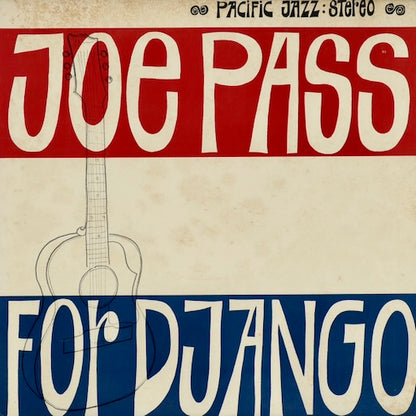 Joe Pass - For Django (GXF-3107) 1978 JPN Pacific Jazz｜中古LP ジョー・パス
