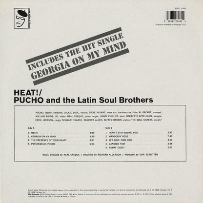 Pucho & The Latin Soul Brothers / プーチョ＆ラテン・ソウル・ブラザーズ / Heat! (BGPD1048)