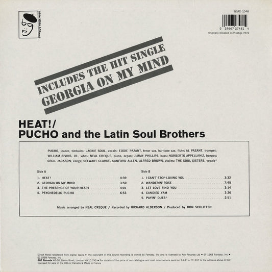 Pucho & The Latin Soul Brothers / プーチョ＆ラテン・ソウル・ブラザーズ / Heat! (BGPD1048)