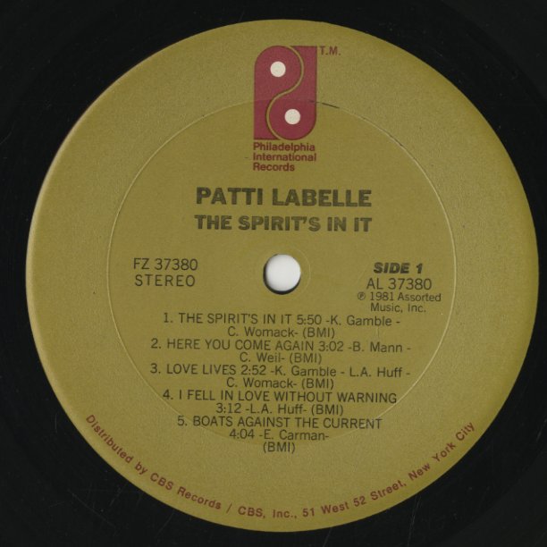 Patti LaBell / パティ・ラベル / The Spirits In It (FZ37380)