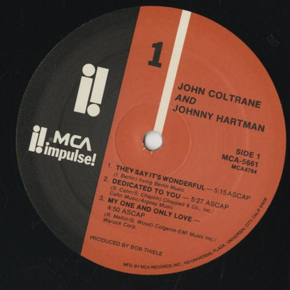 John Coltrane and Johnny Hartman / ジョン・コルトレーン　ジョニー・ハートマン (MCA-5661)
