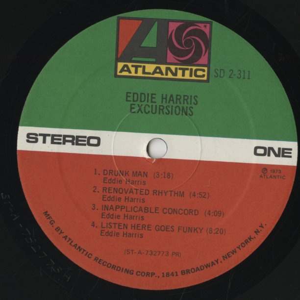 Eddie Harris / エディ・ハリス / Excursions (SD 2-311)