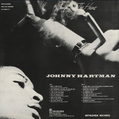 Johnny Hartman - Songs From The Heart (PAP-23027(M)) 1982 JPN Bethlehem Records - Trio Records｜中古LP