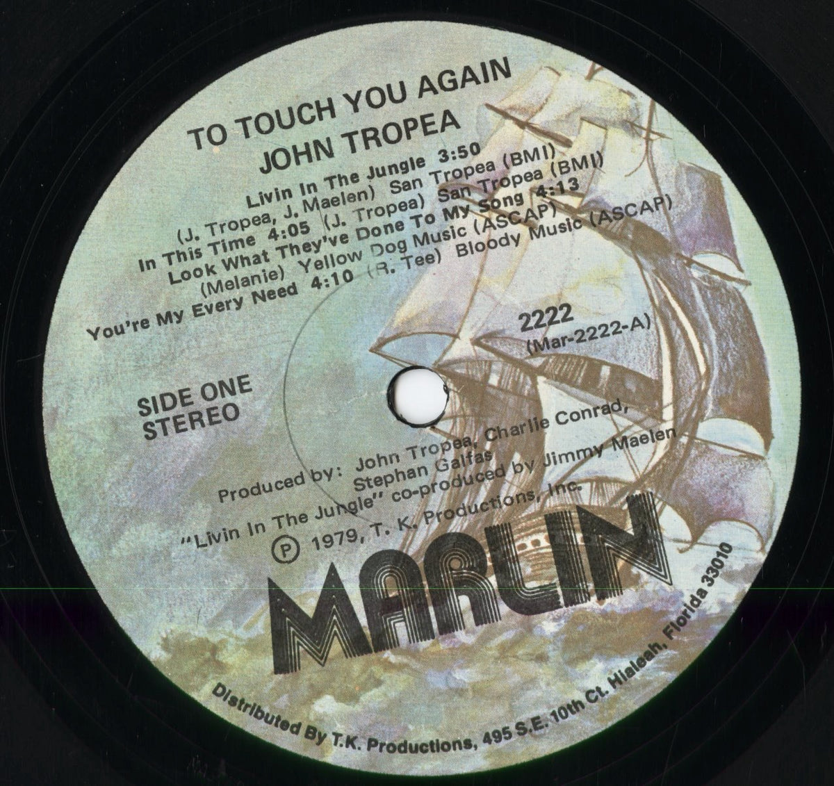 John Tropea - To Touch You Again (MARLIN2222) 1979 US Marlin｜中古LP