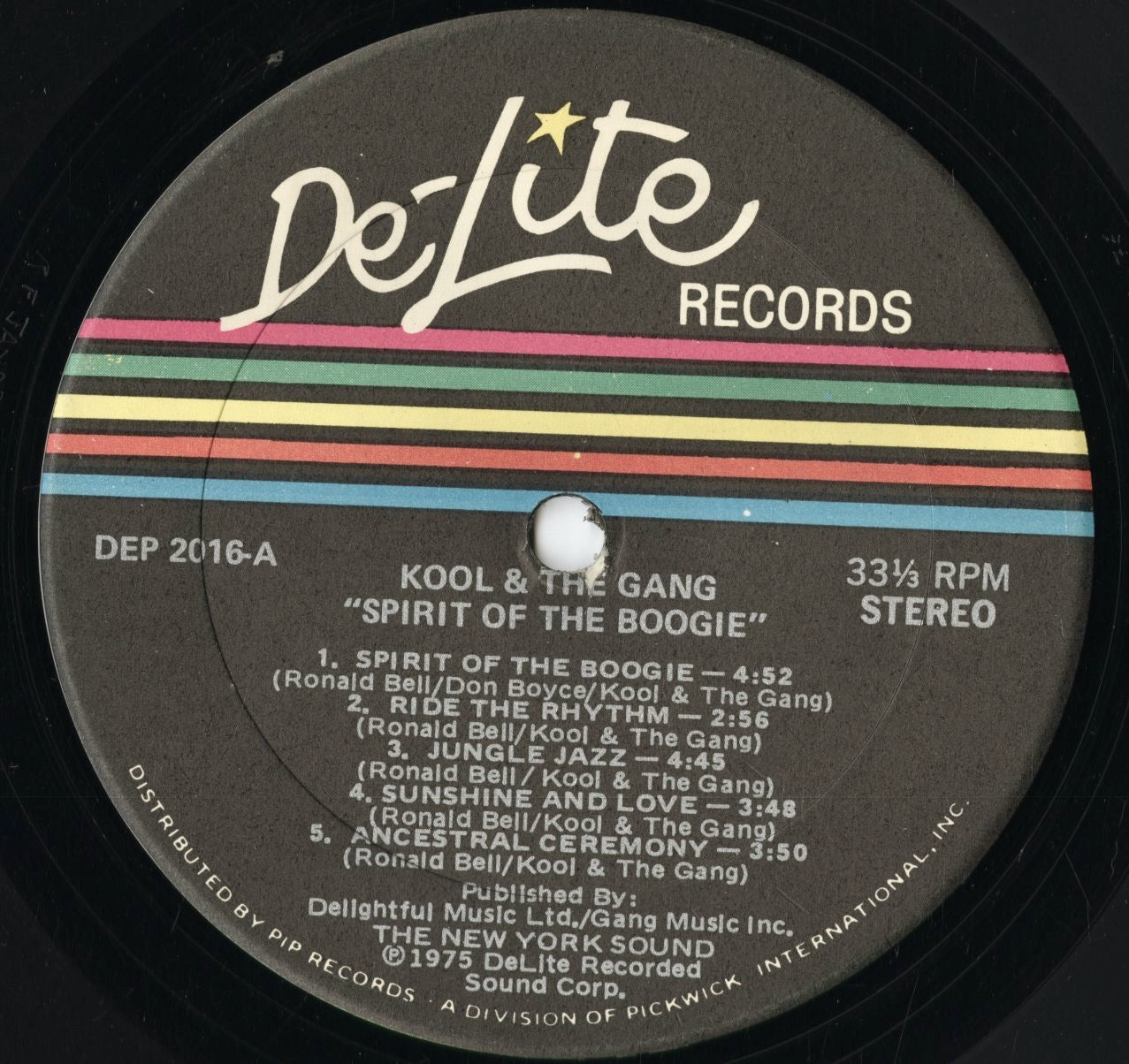 クール＆ザ・ギャング / Kool & The Gang『Spirit Of The Boogie』(DEP