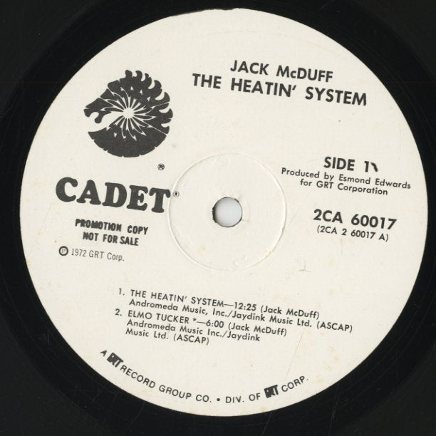 Jack McDuff / ジャック・マクダフ / The Heatin' System (2CA 60017)