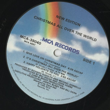 New Edition / ニュー・エディション / Christmas All Over The World (MCA39040)