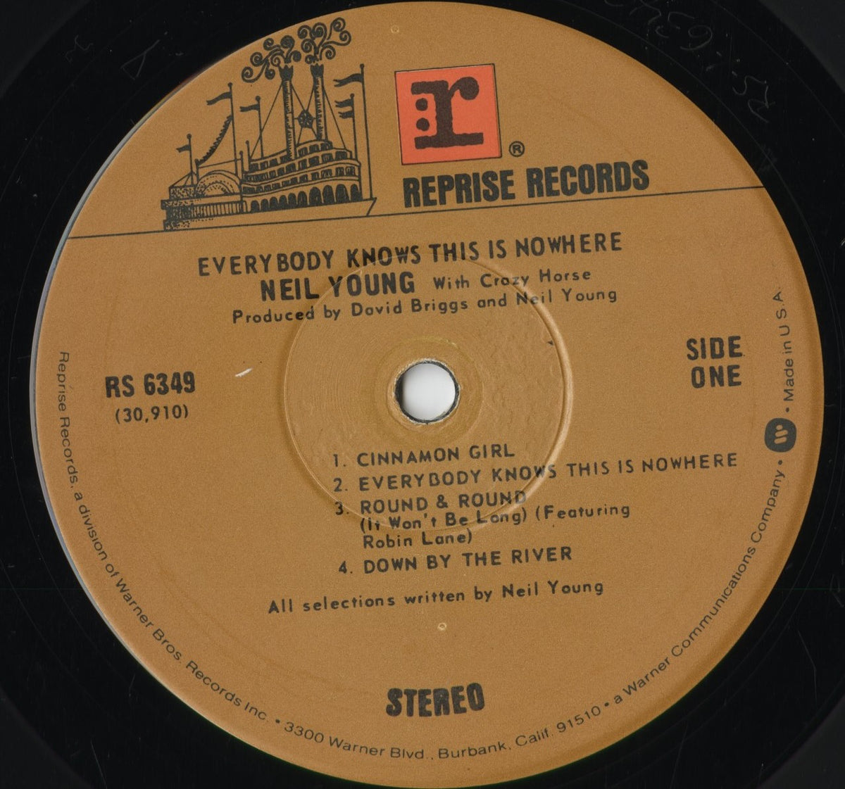 Neil Young - Everybody Knows This Is Nowhere (RS 6349) 1970's US Reprise｜中古LP