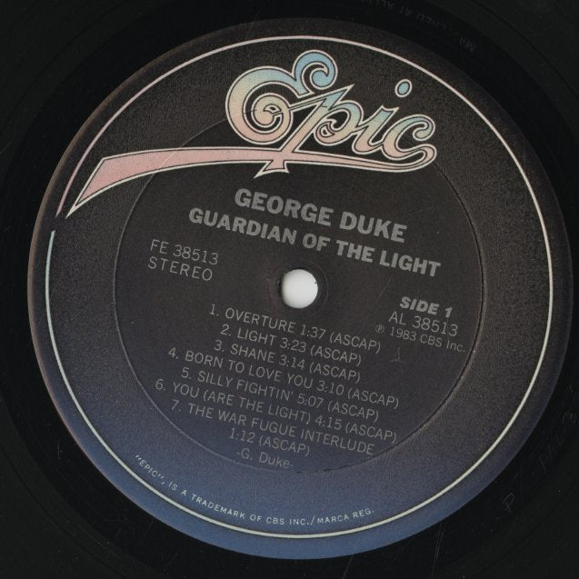 George Duke / ジョージ・デューク / Guardian Of The Light (AL38513